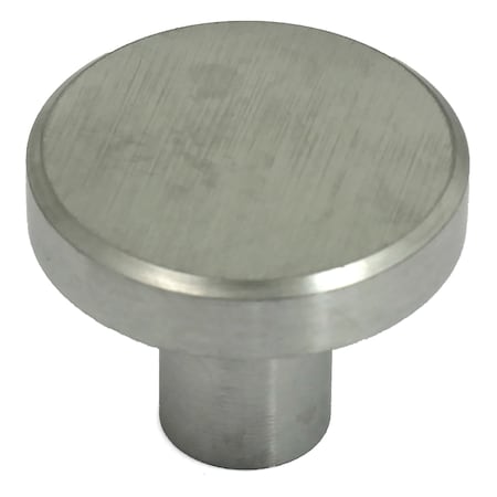 Laurey Melrose Stainless Steel Large Flat Top Knob, 1 1/2" 89301